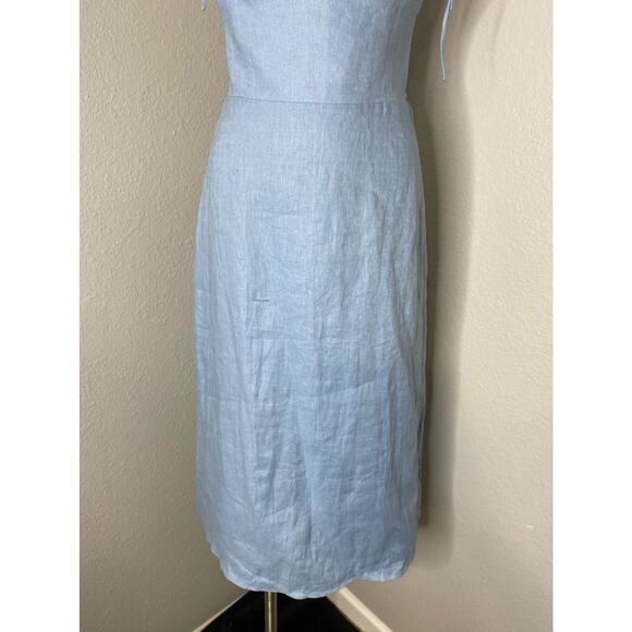 Amanda Uprichard X REVOLVE Cava Midi Dress Sky Blue S - Picture 6 of 11